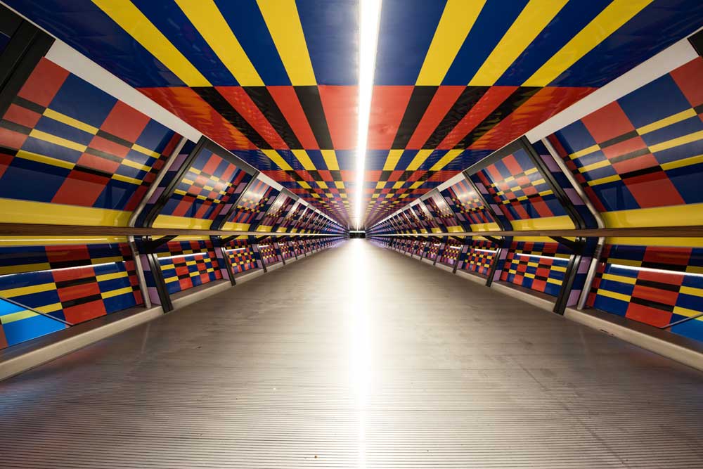 Architectural London - Colourful art installation in Adam's Bridge (#ARCH_LONDON_13)