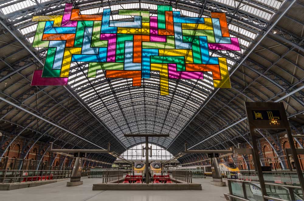 Architectural London - Eurostar tetris art installation (#ARCH_LONDON_14)