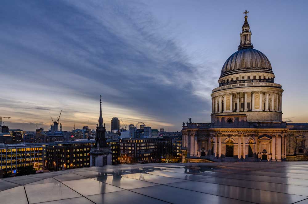 Architectural London - Sunset over St-Paul's Cathedral (#ARCH_LONDON_15)