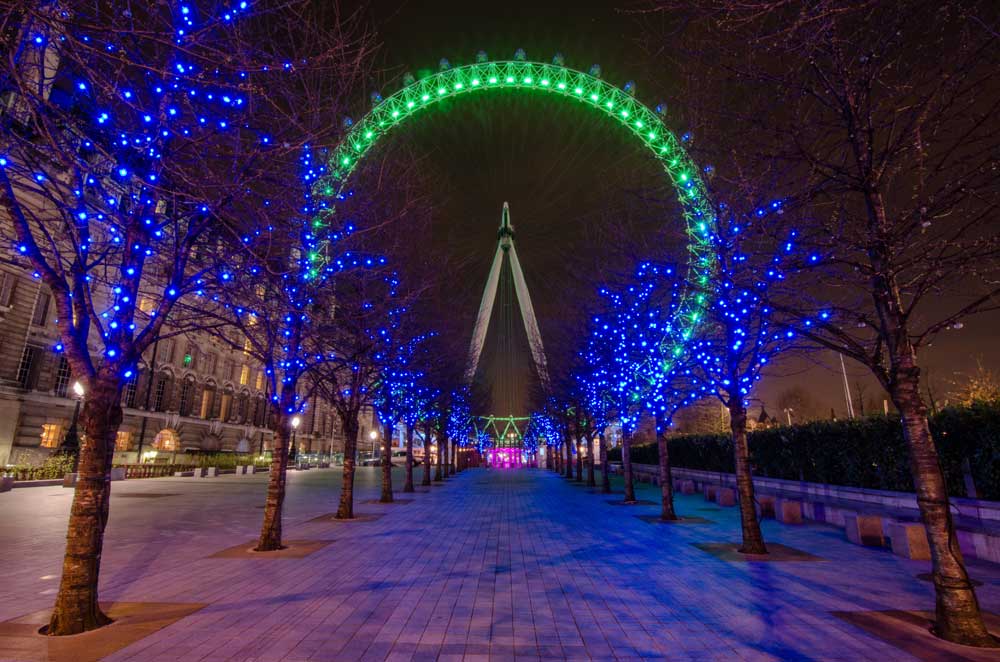 Architectural London - The Greens and Blues of the London Eye (#ARCH_LONDON_17)