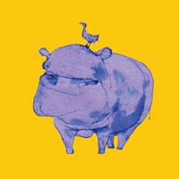 Paper Alligator - Hippo (#AA_CUNNINGHAM_L_4007)