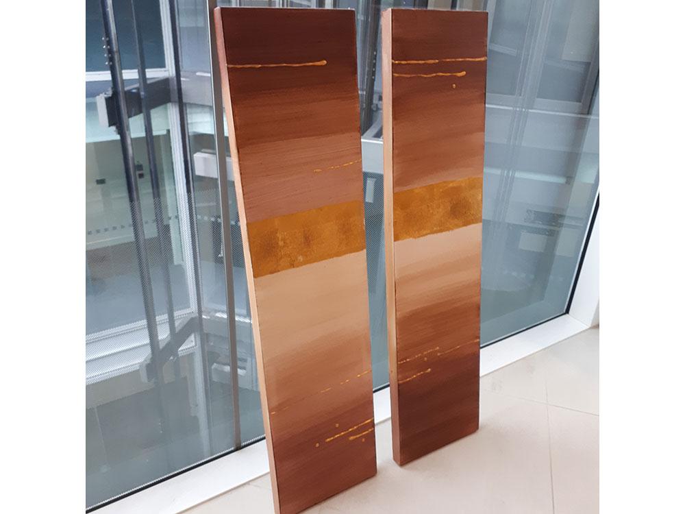 Red & Gold - Untitled (#R&G_1001)