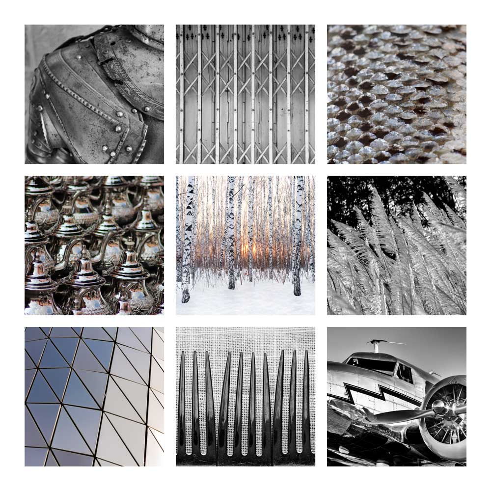 Colour Montages - Sleek Silver (#CM_16)