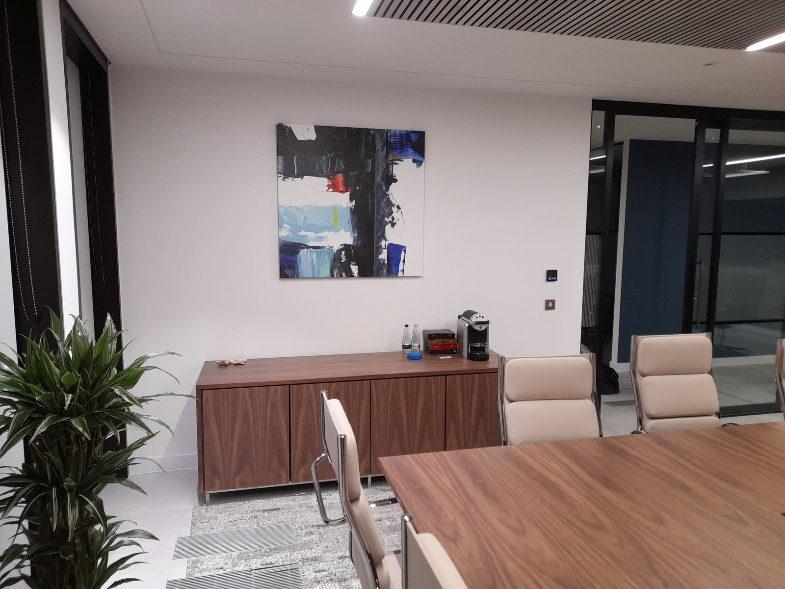 Abstract office art for Global Investment Management Firm, Moorgate London