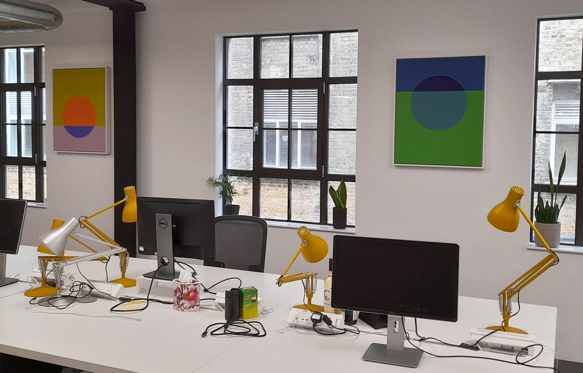 Contemporary office art for a former Victorian warehouse in Clerkenwell, London