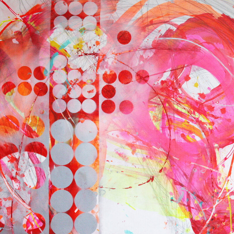 NEW IN - Bold and vibrant abstract original paintings by Kate Green