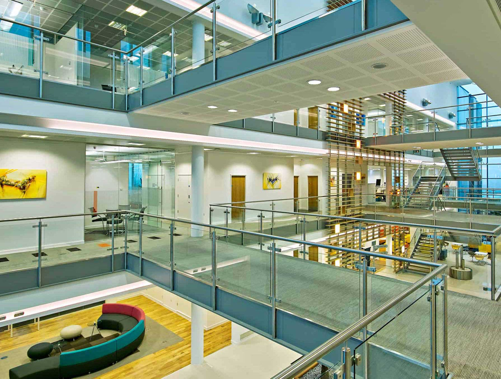 Supplying office art for headquarters of Napp Pharmaceuticals, Cambridge