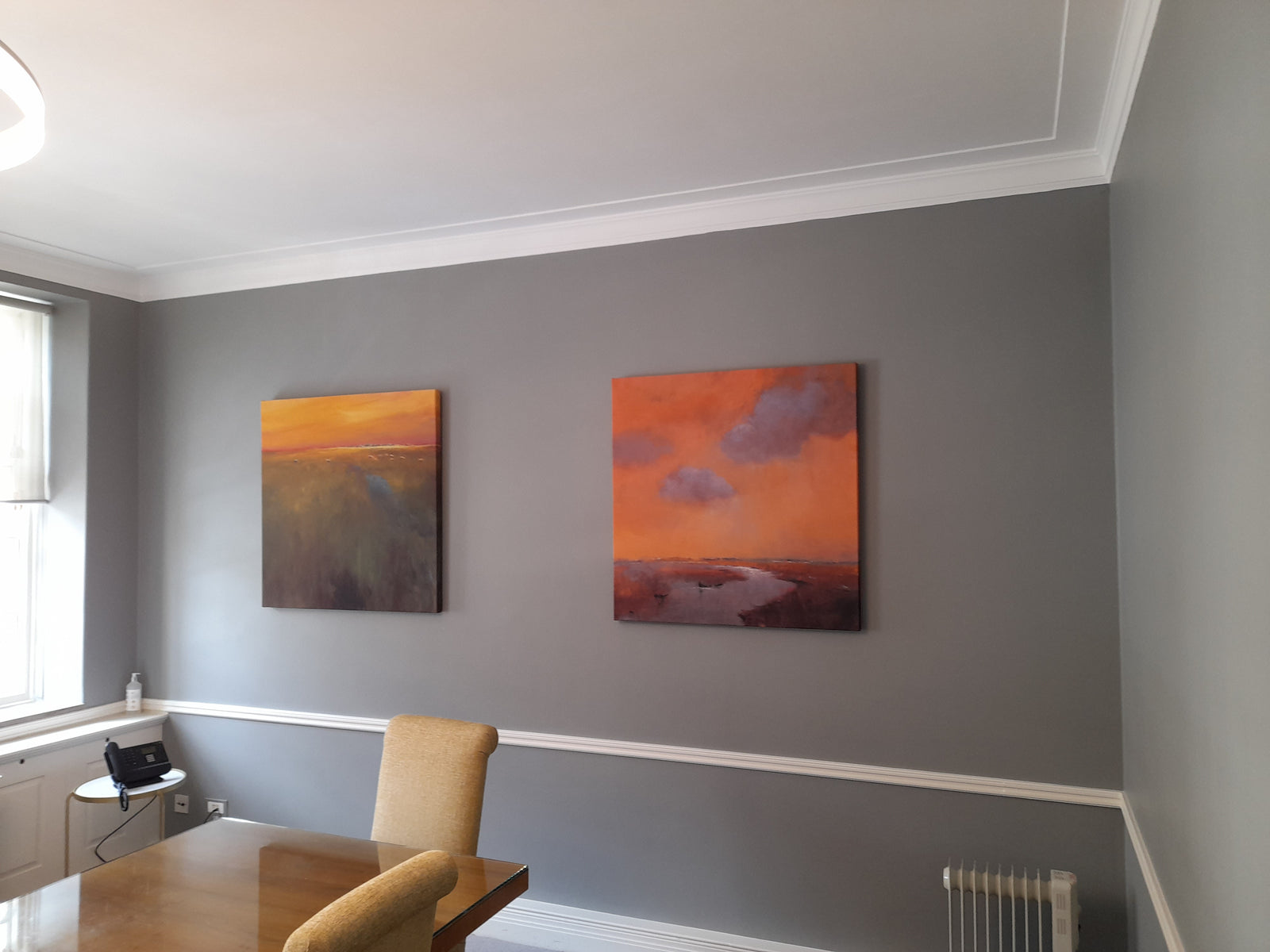 Acoustic artwork to help video conferencing rooms for law firm, Temple, London