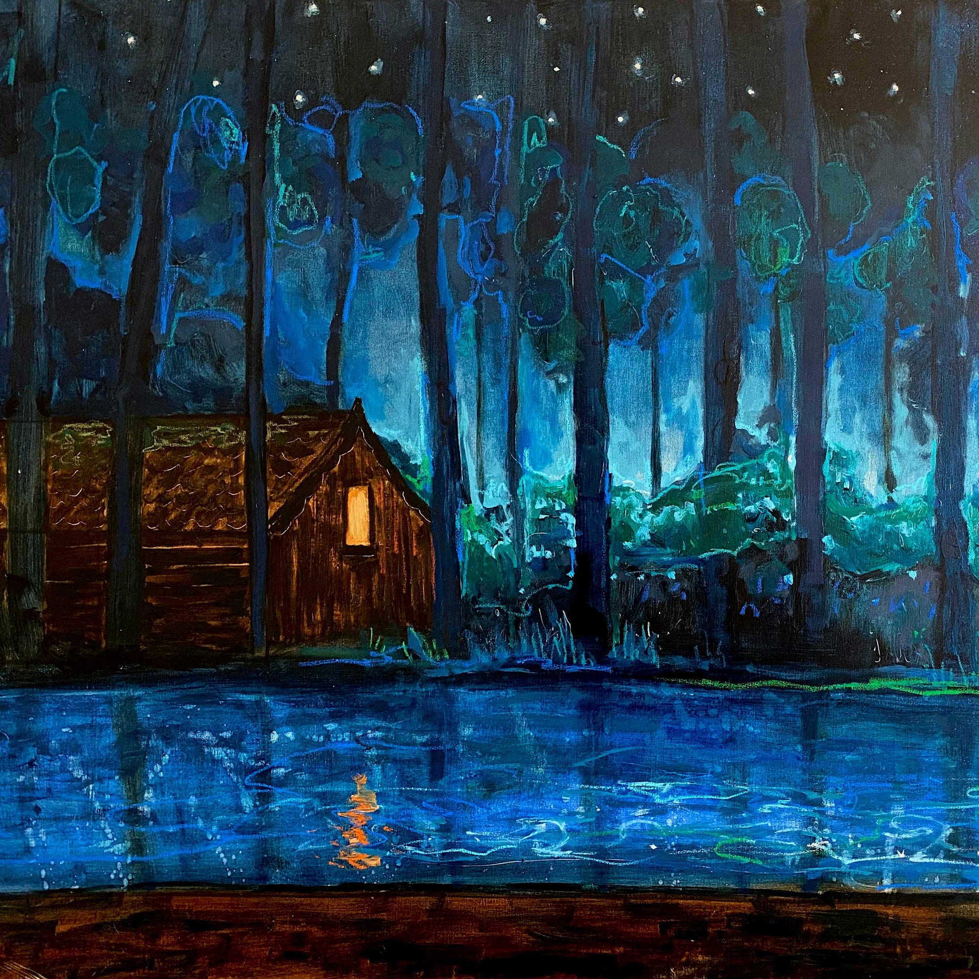 Magical Woodlands - original oil paintings by our new partner artist Bryony Knight