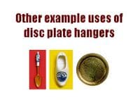 PACK OF 8: 100mm Disc Plate Hangers (up to 2.5 kgs)