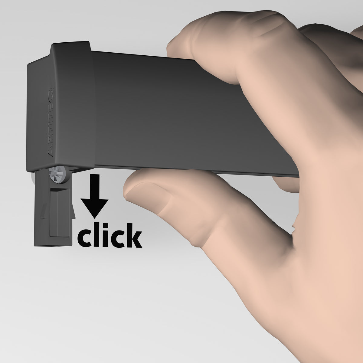 Magazine Display Rail Kit, Silver, 99cm