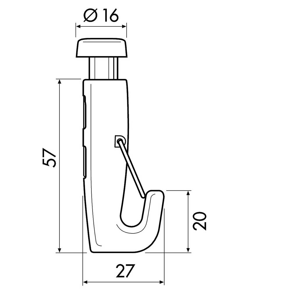 MUSEUM Security Hook (70kg)