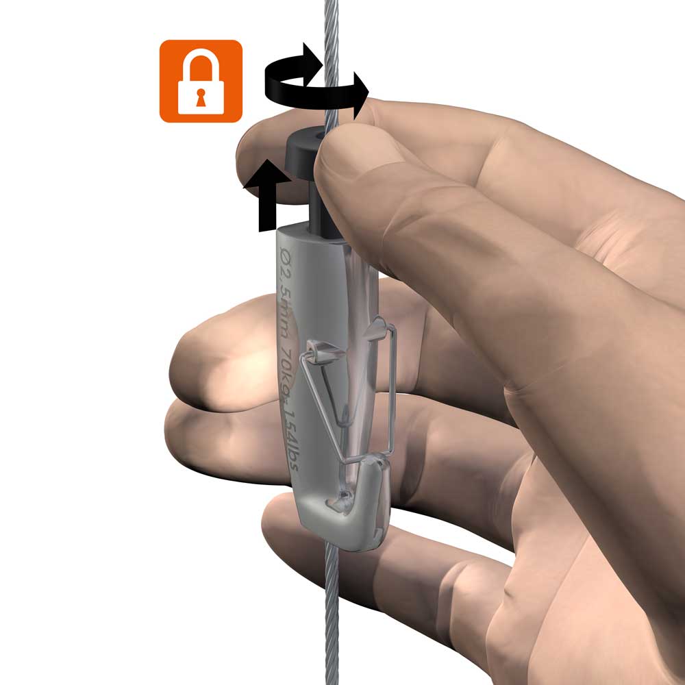 MUSEUM Security Hook (70kg)