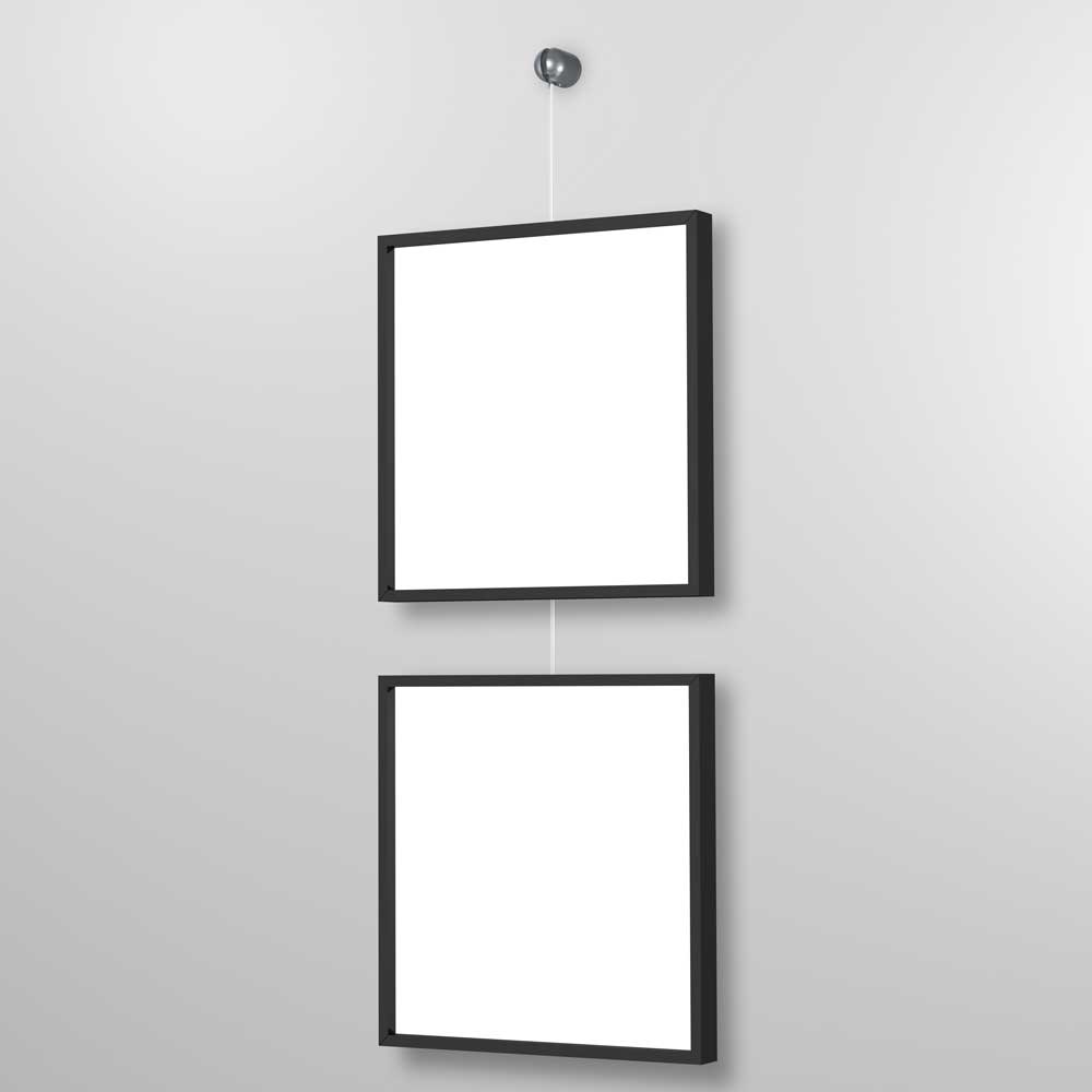 SOLO Picture Hanging Kit (Clear Perlon Cable, 200cm, 4kg) PACK 0F 5 KITS