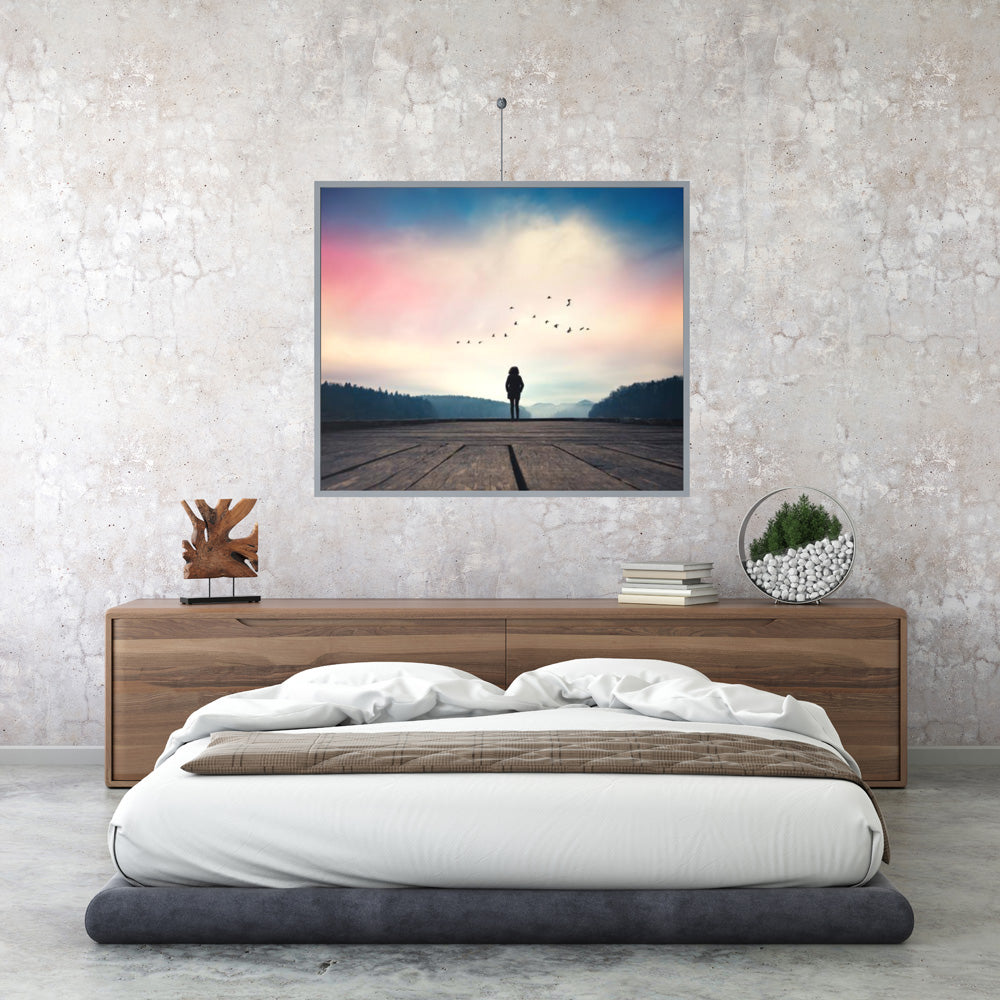 SOLO Picture Hanging Kit (Clear Perlon Cable, 200cm, 4kg) PACK 0F 5 KITS