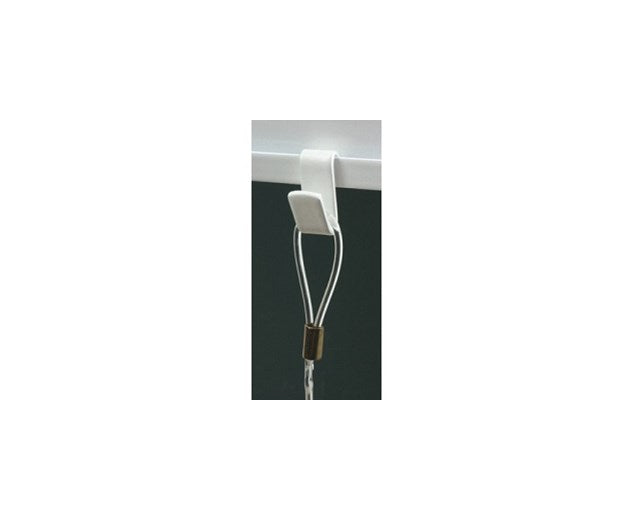 SALE 50% OFF: Pack of 10 S-Hooks for J-Rail (White)
