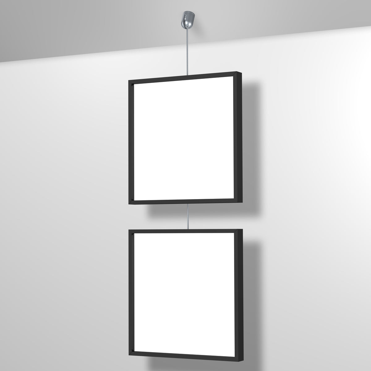 SOLO Picture Hanging Kit (Steel Cable, 100cm, 20kg) PACK 0F 3 KITS