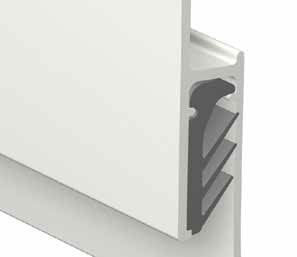 PACK OF 5 Paper & Poster Display Rail Kit: 200cm, White