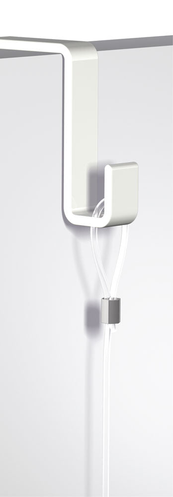 PACK OF 10 Clear Vertical Hangers With Loop (150cm)