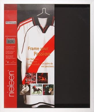 SALE 50% OFF: Box Frame Kit: 60x80cm, Frosted Silver