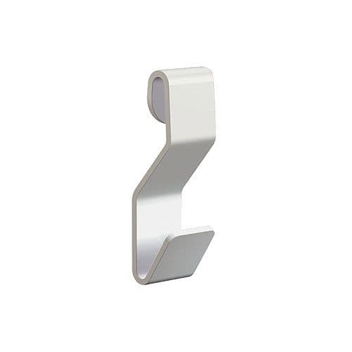 SALE 50% OFF: Pack of 10 S-Hooks for J-Rail (White)