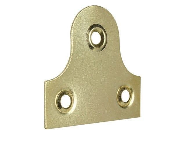 SALE 50% OFF: Picture & Mirror Plate: Brass Plated, 32mm (Pack of 100)