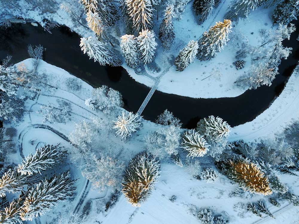 Aerial Views - Winter meander (#AA_AERIALV_01)