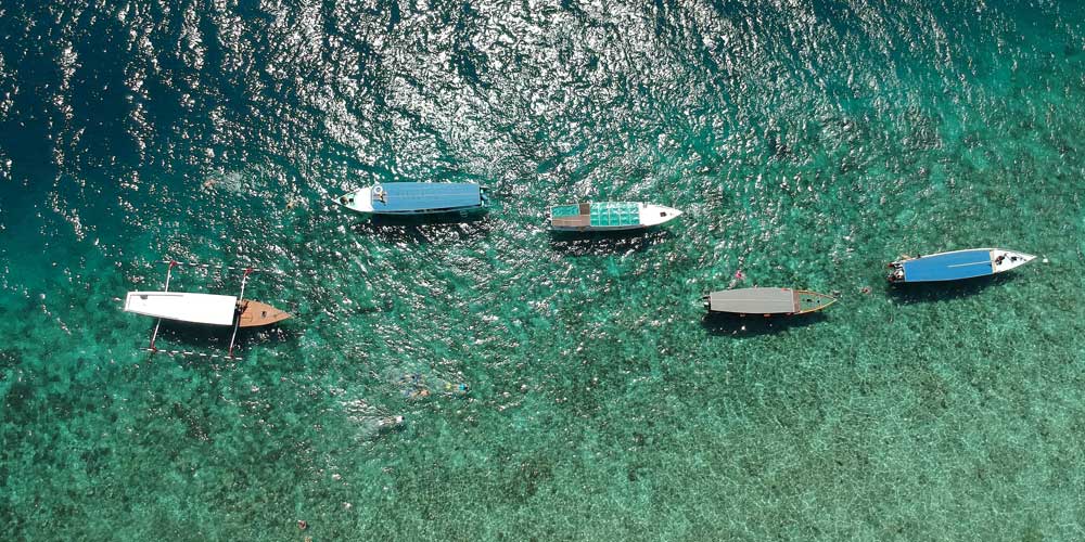 Aerial Views - Boats of Lombok  (#AA_AERIALV_P02)