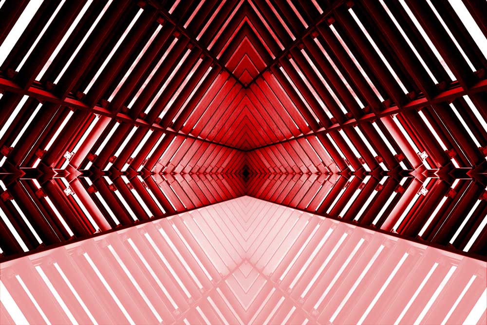 Architectural Lines - Red light architecture (#AA_ALINES_09)