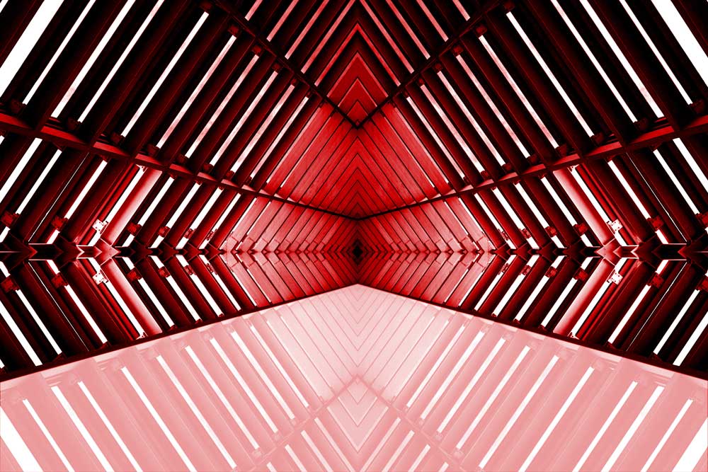 Architectural Lines - Red light architecture (#AA_ALINES_09)