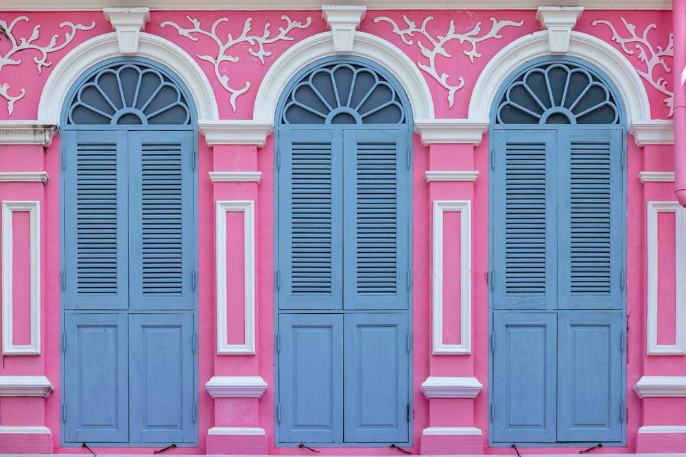 Architectural Lines - Phuket old town architecture  (#AA_ALINES_11)