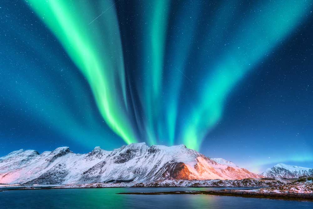 Aurora Borealis - Green Northern Lights (#AA_AURB_07)