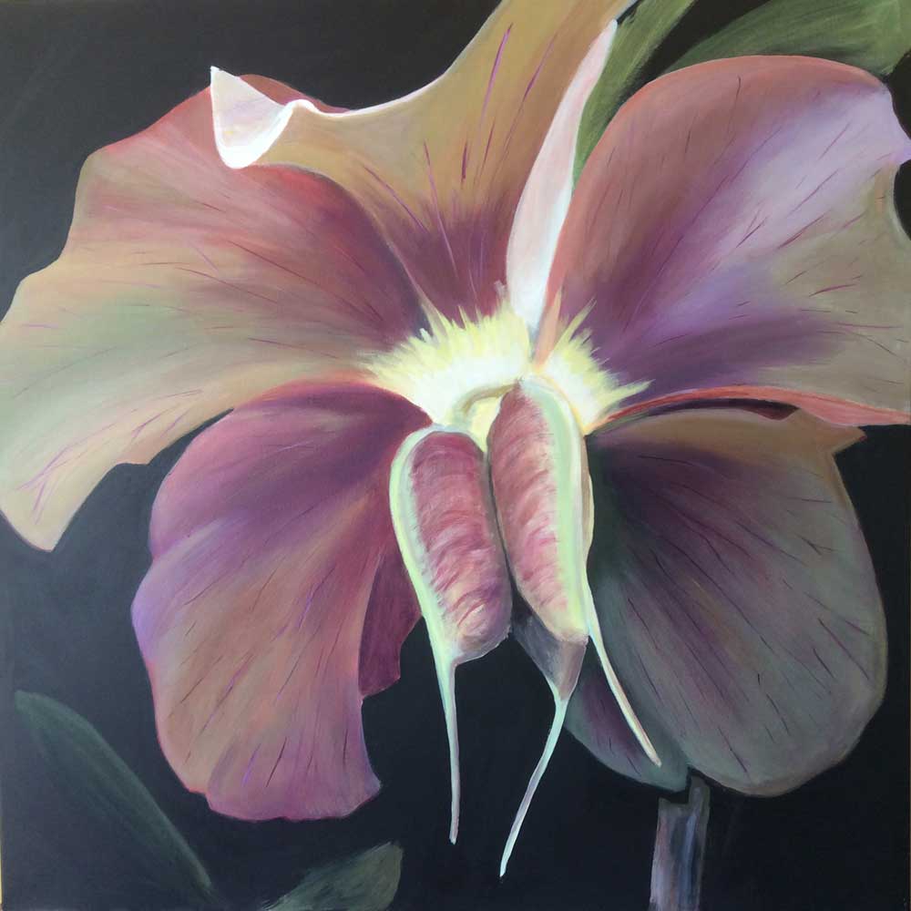 As The Bee Sees The Flower - April Brown Hellebore (#LF_02)