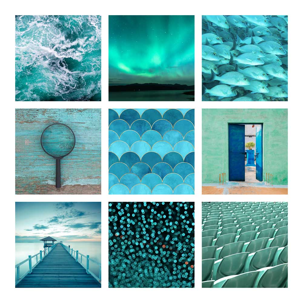 Colour Montages - Aqua Menthe (#CM_01)