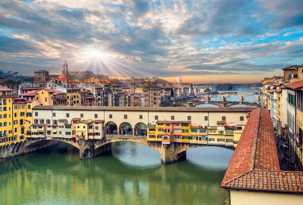 Bridges of the World - Ponte Vecchio, Florence, Italy (#AA_BOTW_09)