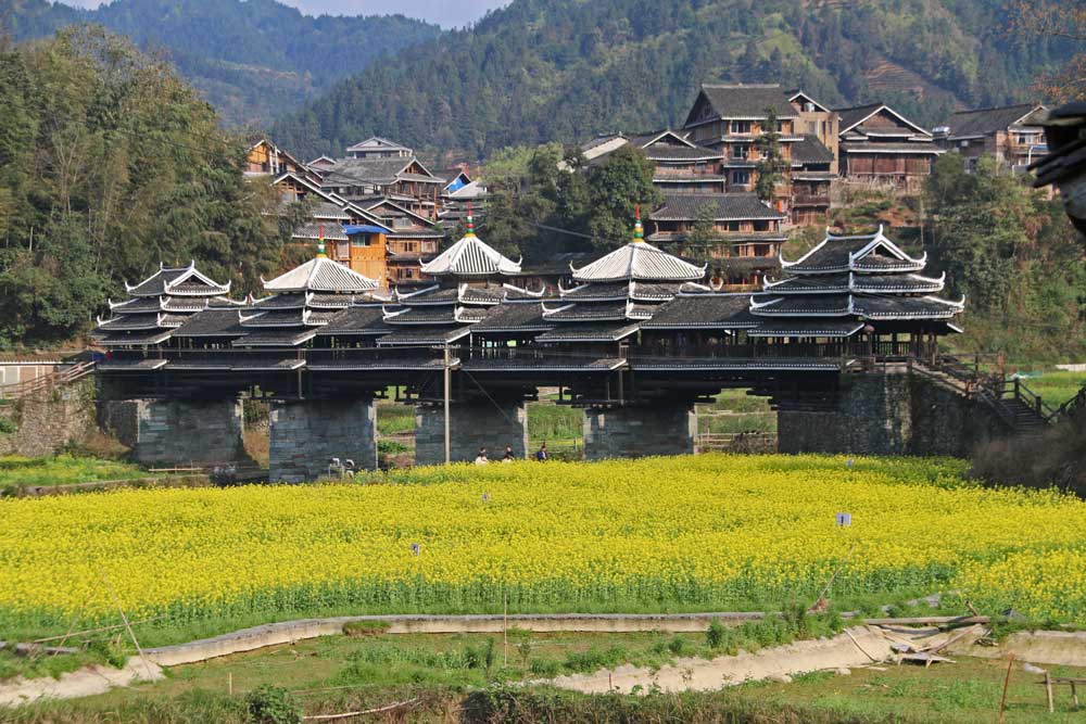Bridges of the World - Chengyang Bridge (also known as Wind and Rain Bridge), China (#AA_BOTW_13)
