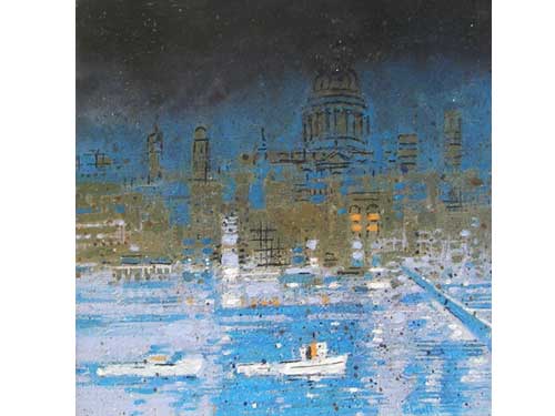 Urban Reflections - Boats on the Thames (#AA_ELWELL_B_2002)