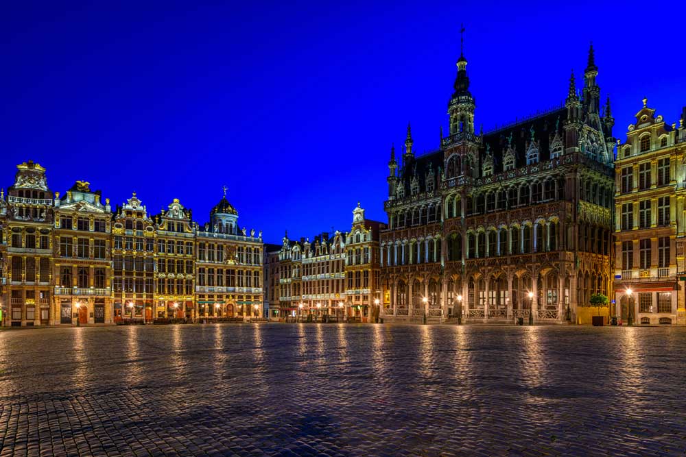 European Cities - Grand Place (Grote Markt) in Brussels, Belgium. (#AA_EURCITY_10)