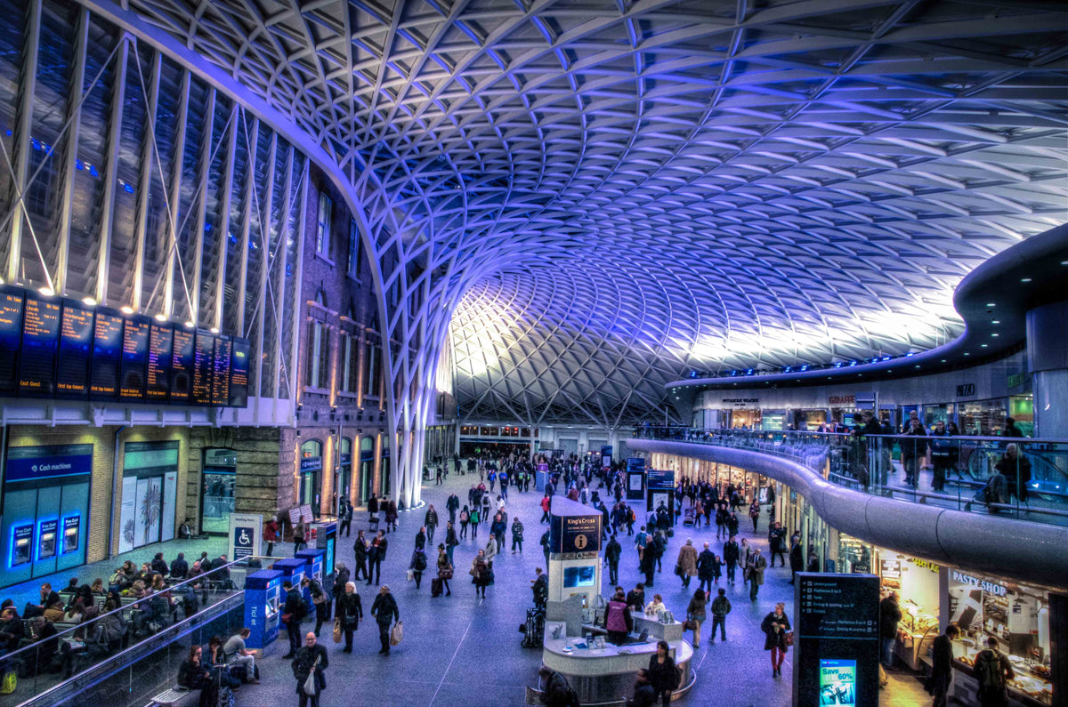Architectural London - Kings Cross ceiling (#ARCH_LONDON_03)
