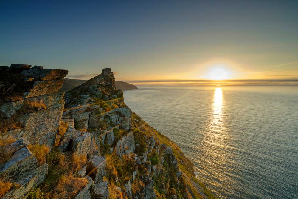 Park Life – Summer view over the Valley of Rocks, Exmoor National Park in England (#AA_NPARKS_11)