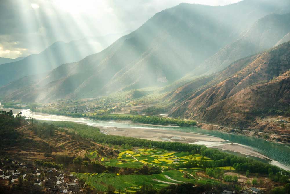 Rivers of the World - Yangtze river in Yunnan Province, China (#AA_RIVW_02)