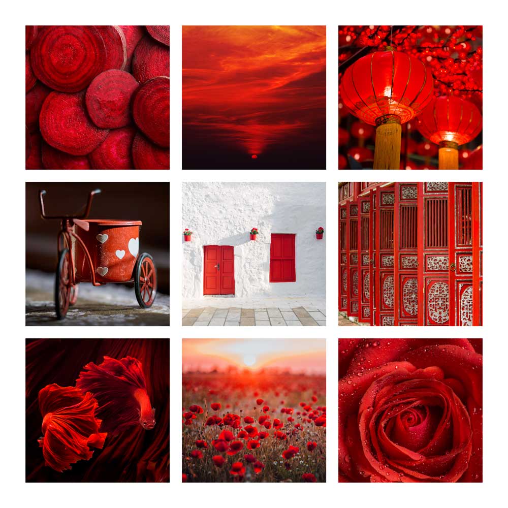 Colour Montages - Red Horizons (#CM_13)
