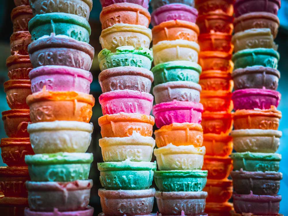 Summer Vibes - Rainbow ice cream cones (#AA_STIME_27)
