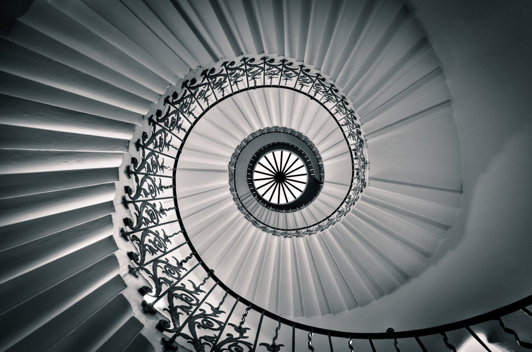 Architectural London - The Tulip Staircase, Greenwich (#ARCH_LONDON_09)