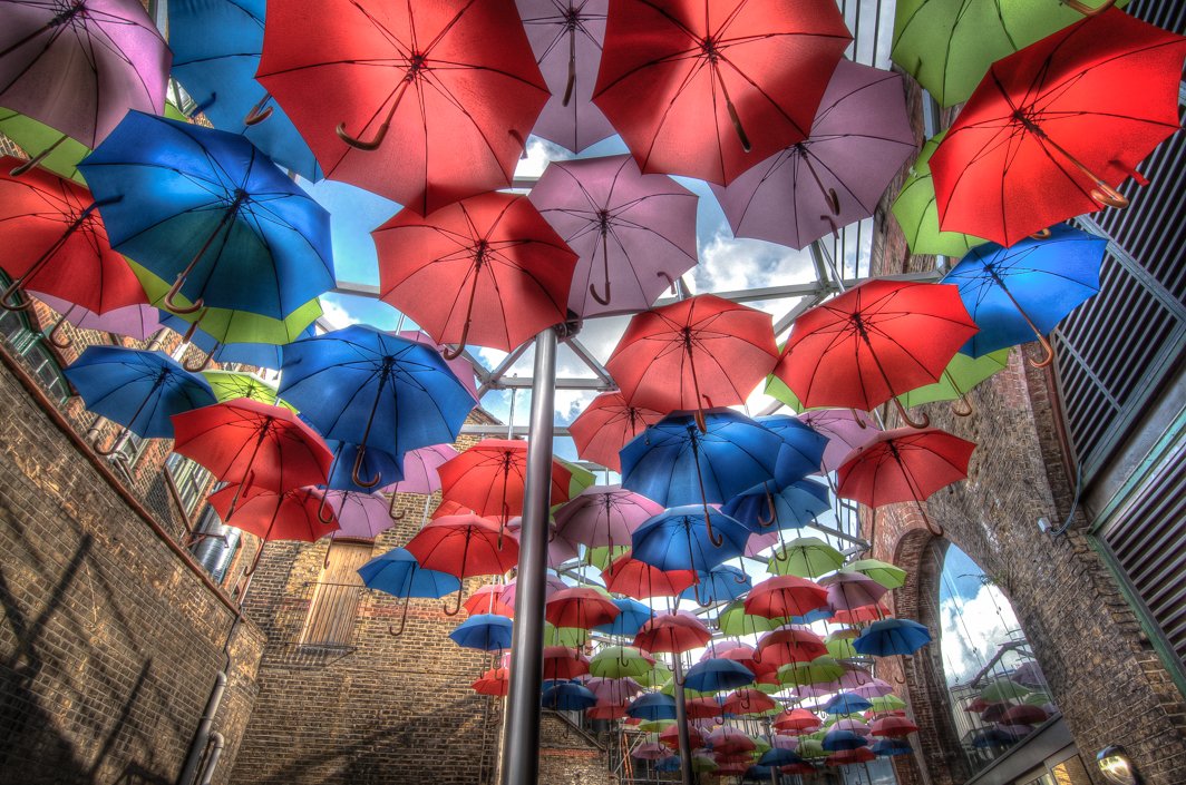 Architectural London - Umbrella Art, Borough Market (#ARCH_LONDON_10)