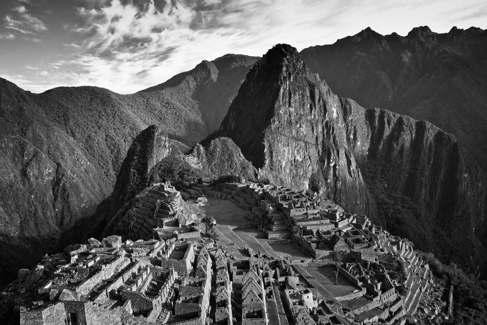 World Heritage (Black and White) - Machu Picchu, Peru (#AA_WHBW_01)
