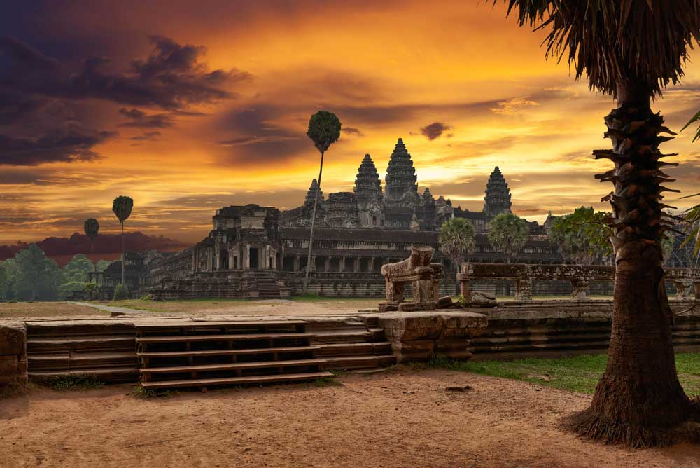 World Heritage (Colour) - Sunset at Angkor Wat, Cambodia (#AA_WHC_01)