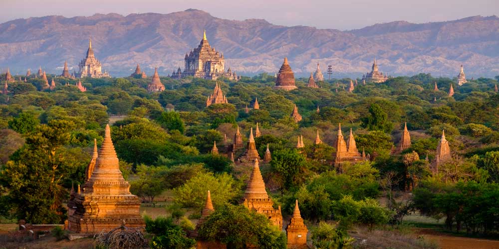 World Heritage (Colour) - Old Temples, Bagan, Myanmar (Burma) (#AA_WHC_07)