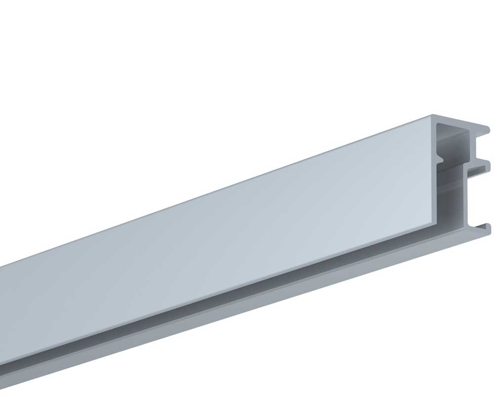 MINI Picture Hanging Rail (Silver, 200cm) inc fittings