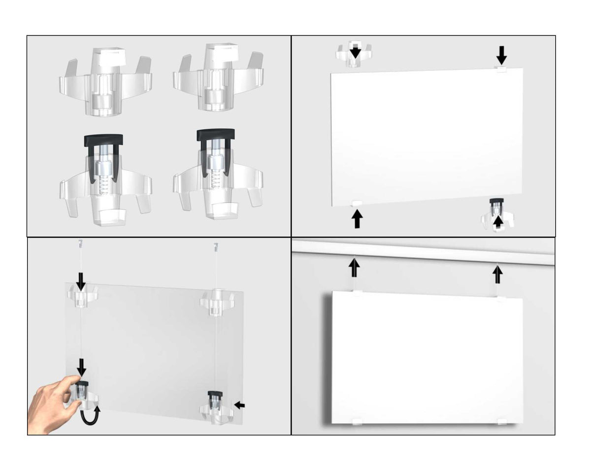 Panel Display Hanging Kit (10kg)